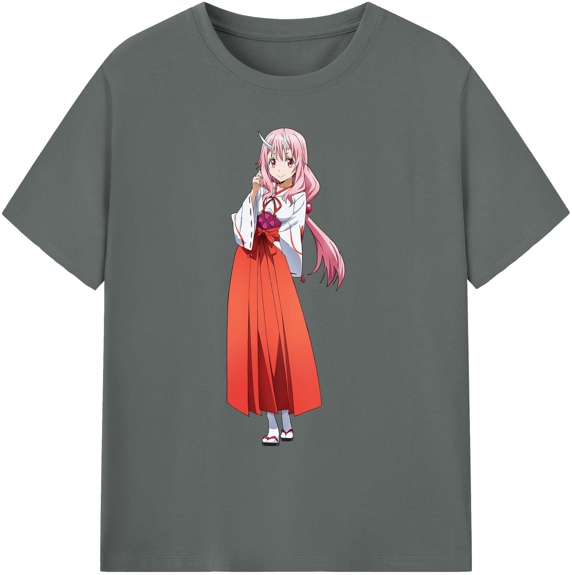 （画像用） 転スラ Regarding Reincarnated to Slime 綿100％ メンズ半袖Tシャツ｜肌触りやわらか＆通気性